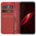 Leather Wallet Case & Card Holder Pouch for Oppo R15 Pro - Red